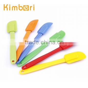 LFGB/FDA Colorful Good Quality Food Grade Kid Size Mini PP Handle Silicone Spatula Set