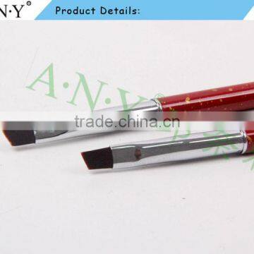 ANY 2016 Hot Sale Mental Handle Import High Quality Angled Hair Nail Art Brush Gel Pure Color photo-4
