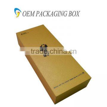 Customized Yellow Good Quality Cosmetics Packaging Box