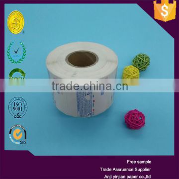 different specifications of adhesive paper label sticker roll