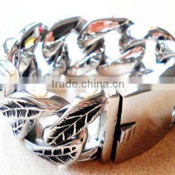 new fashion mens bracelet models, stainless steel heavy bracelet, mens hand bracelets AB067