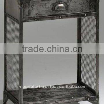 Industrial side table
