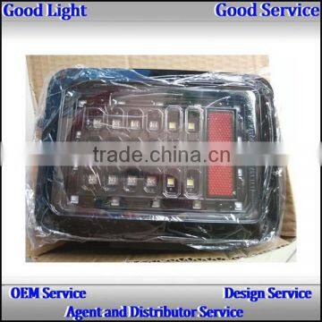 2015 NEW Product 12v 24v J-eep Wrangler LED Taillight With Turn Signal Running Brake Reverse Parking Signal photo-5