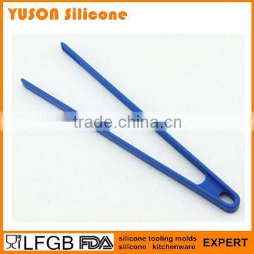 Heat Resistant FDA Grill BBQ Silicone Kitchen Tongs