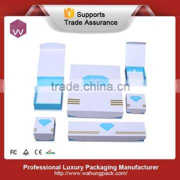 Plastic& Paper Magnet Jewelry Gift Box /engagement Jewerly Set Ring Gift Box photo-3