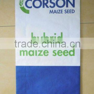 20kg easy opening maize seeds packing bag,woven PP seeds grains packing sack 50kg