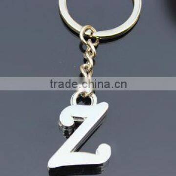Custom Made Metal Keychain/high quality letter Stainless Steel keychain/trinket novelty key chain