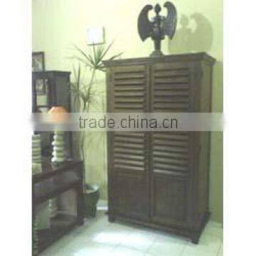 Shutter Panel Computer Cabinet 2 Doors