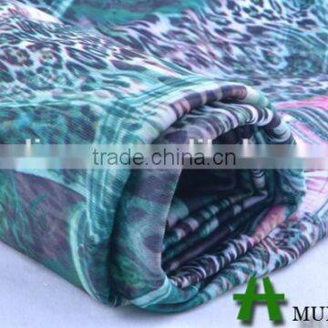 Mulinsen Textile Knitting Stretch Spandex Digital Printed Fabric FDY Polyester photo-3
