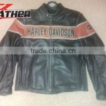 motorcycle leather jacket for man