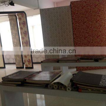 Islamic Deisgn Glitter Wallpaper Manufacture in Foshan China Brazil Design Wallpaper Factory China Glitter Wallpaper for Hote photo-5