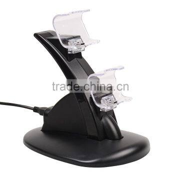 Alibaba ru LED Dual USB Charging Charger Dock Docking Cradle Station Stand For Sony Playstation 4 Dual Charing Station For PS4