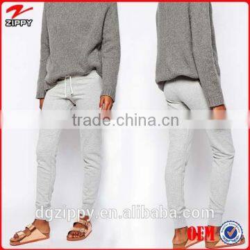 2015 Loop-back sweat fabric custom jogger pants high fashion jogger pants