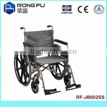 high quality manual wheelchair with 304 stainless steel material