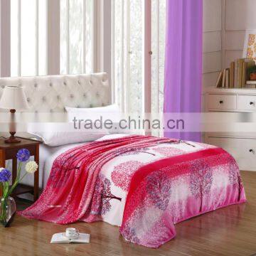 Screen Printing Flannel Fleece Blanket/coral Fleece Blanket