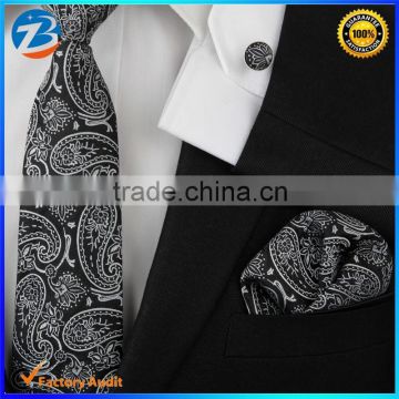 New Trending Paisley Design Fashion Polyester Woven Ties Mens                        
                                                Quality Choice