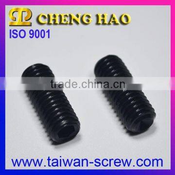 Hex Socket Set Screws Bolts with Flat Point by Standard