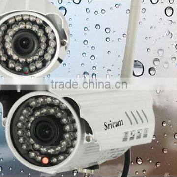 1 .0 megapixels 72OP p2p Alarm Detection wireless IR ip Camera with LED