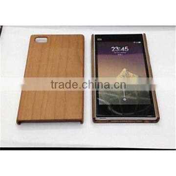 Luxury Fashion Natural Hard Bamboo Wooden Cover Protective Cases for Cellphone Xiaomi Mi3