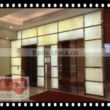 Mesh Image Decorative Acrylic Shower Doors photo-4