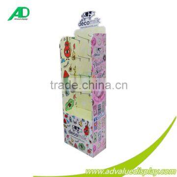 good quality with custom configuration cardboard display rack for supermarket