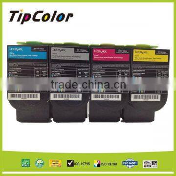 compatible Lexmark 70C80K0 70C80C0 70C80M0 70C80Y0 CS310 toner cartridge