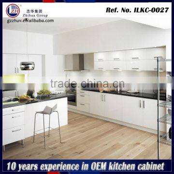 Modern high gloss kitchen cabinet laminate kitchen cabinet kitchen cabinet with wheels