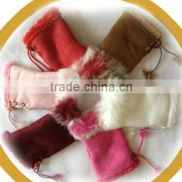 Wholesale New Fashion Rabbit Fur Gloves