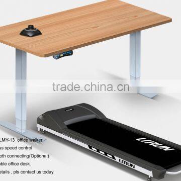 height adjustable desk office walking treadmills now with operator panel Bluttooth inside