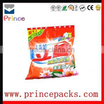 China supplier custom recycle PET/ PE detergent powder plastic bags with heat seal