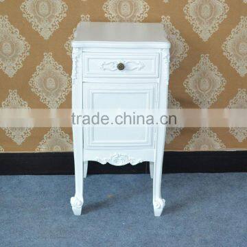 French Provincial Antique Vintage Wooden Cheap Nightstand