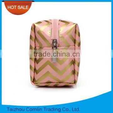 Europe Market Eco-Friendly Cosmetic Bag PVC Surface Material