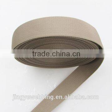 900D PP High strength tenacity brown color 25mm seat belt webbing
