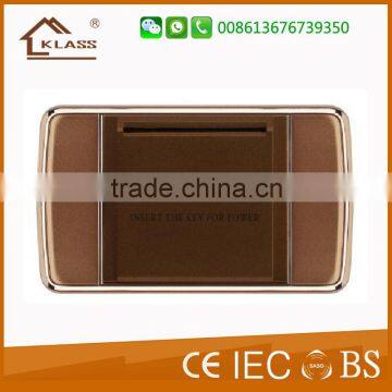 EU Standard 16A 1gang SCHUKO Wall Electrical Socket photo-3