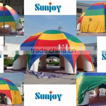 new product charm Hollow inflatable spider tent inflatable dome inflatable marquee camping tent