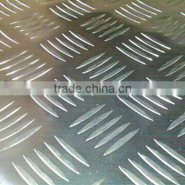 high quality and competitive price of five-bar chequered aluminium sheet