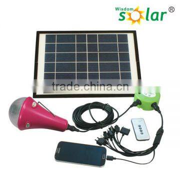 solar home lighting system/china solar energy system for mobile phone/cellphone/phone/led bulbs