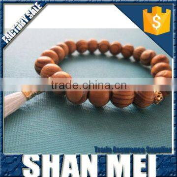 Natural Wood Bead Prayer Bracelets,Buddhist Wooden Rosary Beaded Bracelets photo-6
