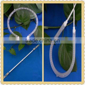 Infrared Halogen Heating Lamp clear quartz Lamp tube heating tube