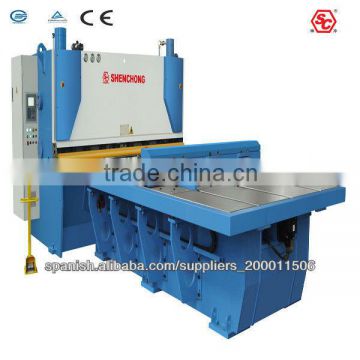 2016 shenchong new look design QC11K hydraulic guillotine machines