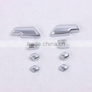 Seat Adjuster Cover Trim 8 Pcs ABS Chrome For Gla 2015 Spart Parts Accessories