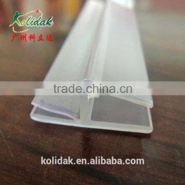 Custom h shape Plastic extrusion Weather strip for shower door