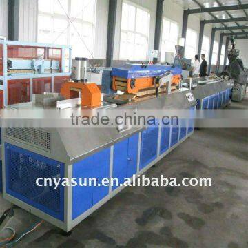 pvc profile machine /pvc wpc flooring machine/extruder machine plastic