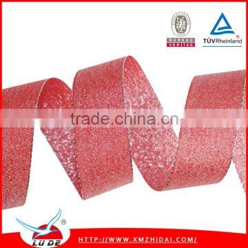 2016 Wholesale Factory Quality Metalic Glitter Ribbon
