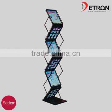 Hot sale metal catalog stand, brochure display rack,,magazine racks