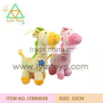 Lovely plush baby rattles with CE certificate