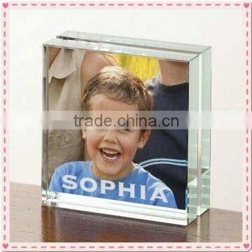 Printing Square Crystal Picture Frame For Birthday Gifts