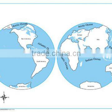Labeled World Parts Control Map