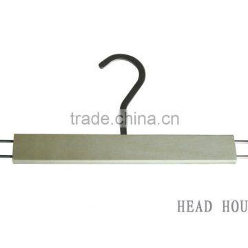 wholesale HH laminated pants hanger ,100% wood hanger grade A hanger