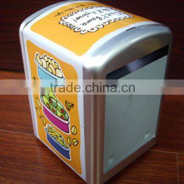 Paper Napkin holder metal tin napkin dispenser